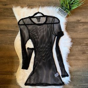 Black Fishnet Long Sleeve | Size Sm(SOLD)